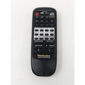 Technics EUR645270 CD Compact Disc Changer Remote Control Genuine OEM Working